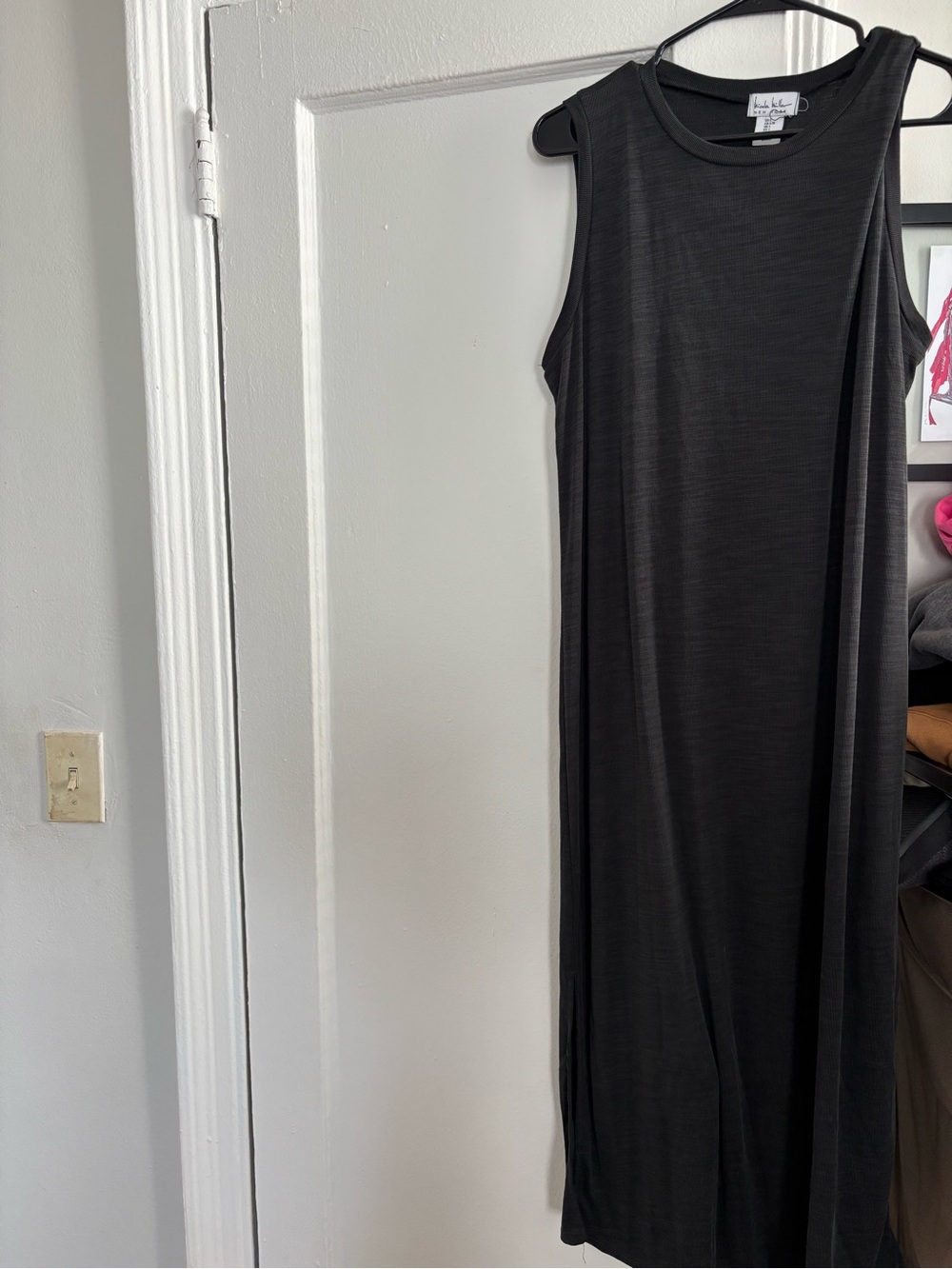 Nicole Miller Sleeveless Maxi Dress in Black